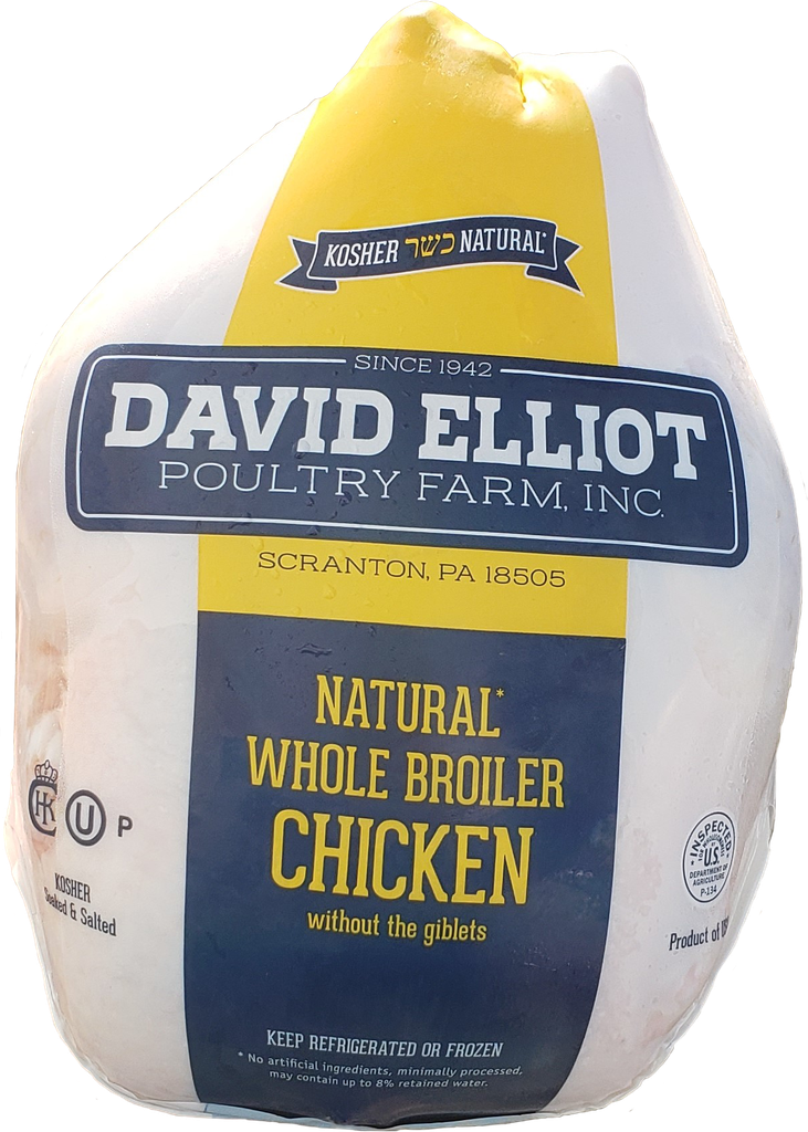 AllNatural Whole Broiler Chicken (3.65/lb) Soft Stuff Distributors